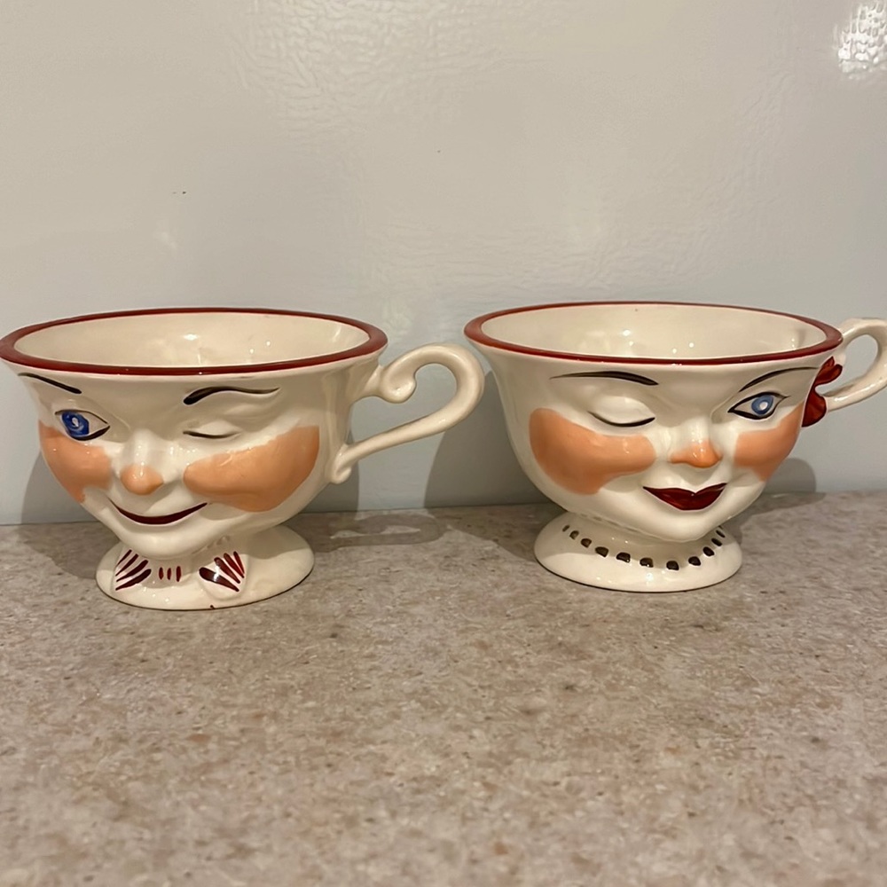 STAFFORDSHIRE TEA CUPS!!